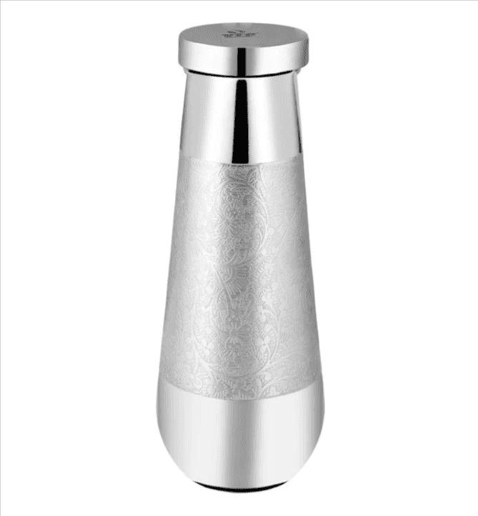 Chrome plated copper bottle