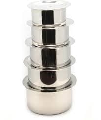 A stainless steel tope set is a kitchen essential featuring multiple graduated-size deep vessels used for boiling, cooking, simmering, and storing food.