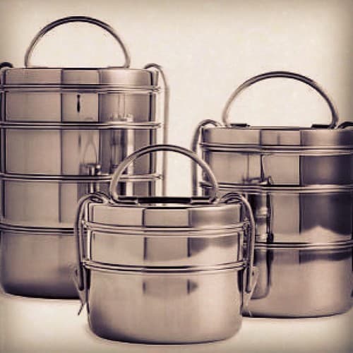 Stacking Steel Tiffin Set