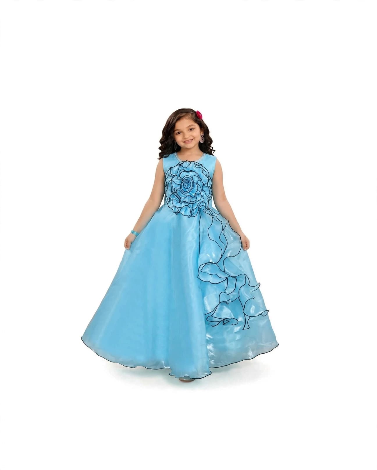 Blue gown