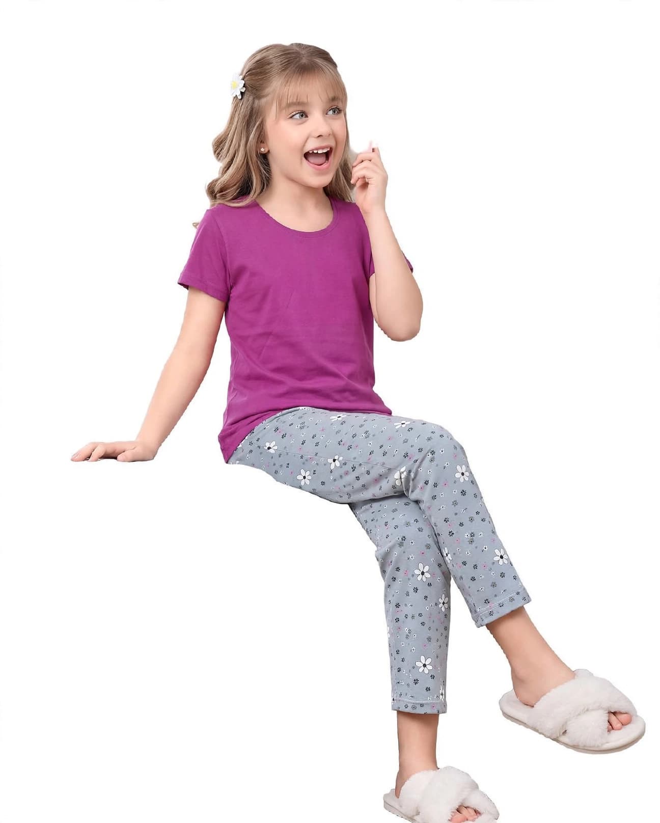 Its a two-piece casual loungewear and nightwear set designed for comfort and everyday home wear.